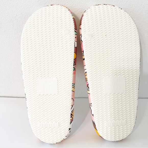 Women’s Kawaii Cartoon Print Slides-8.5 - Picture 5 of 5